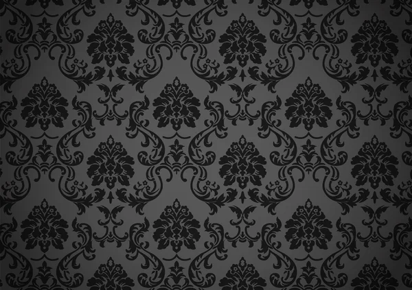 Dark baroque wallpaper — Stock Vector
