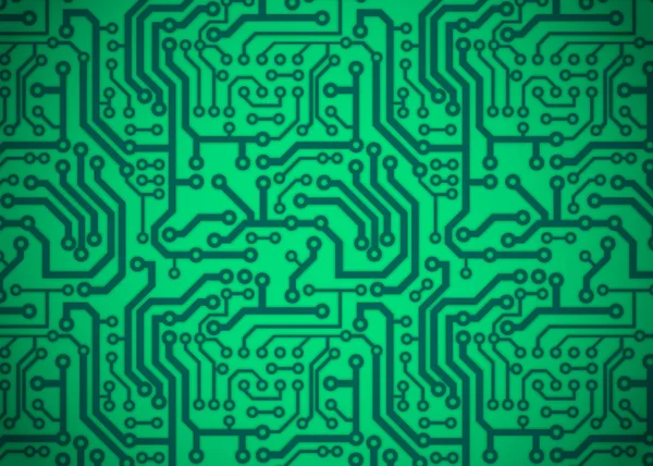Placa de circuito impreso — Vector de stock