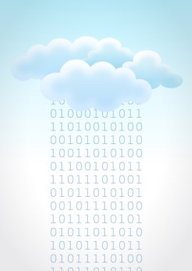 Cloud computing 2 clipart