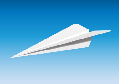 Paper plane clipart