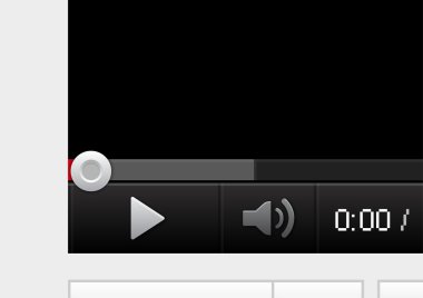 Video player clipart