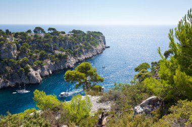 cassis port iğnesi Calanques