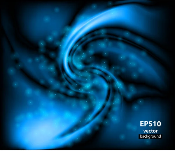 Formation d'énergie abstraite - thème bleu — Image vectorielle