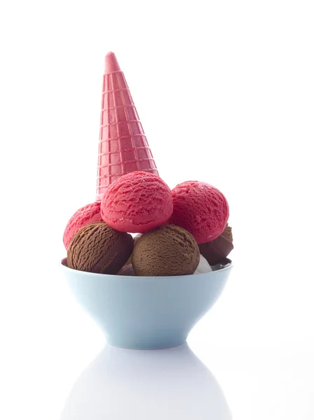Bolas de sorvete — Fotografia de Stock