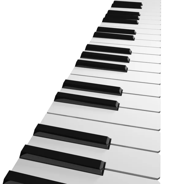 De sleutels van piano — Stockfoto