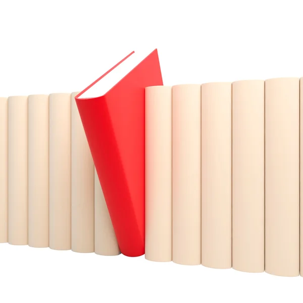 Unique red book — Stock Photo, Image