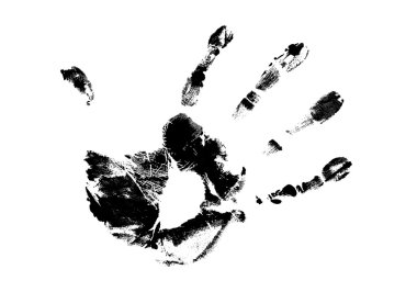 Hand print clipart