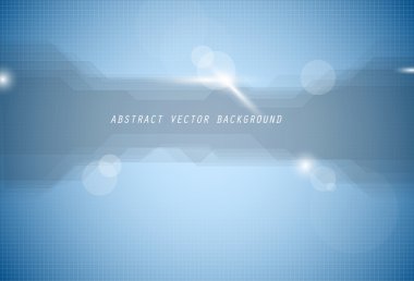 Abstract vector blue background clipart