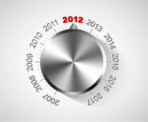 Scheda di Capodanno vettoriale 2012 — Vettoriale Stock
