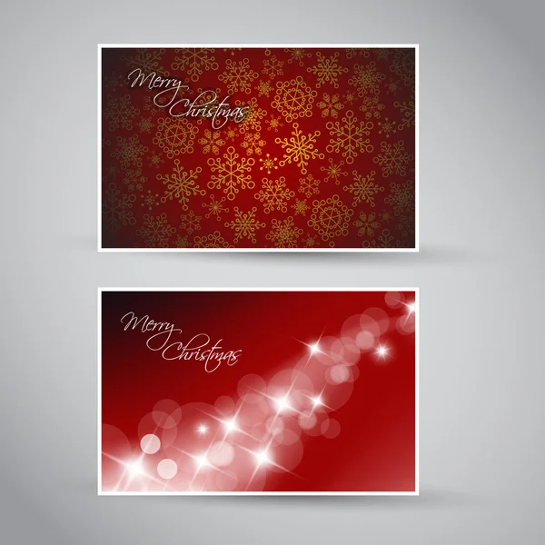 一组矢量圣诞-新年横幅 (卡片) 2012年 — 图库矢量图片