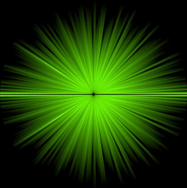 抽象的な緑宇宙背景 — ストックベクタ