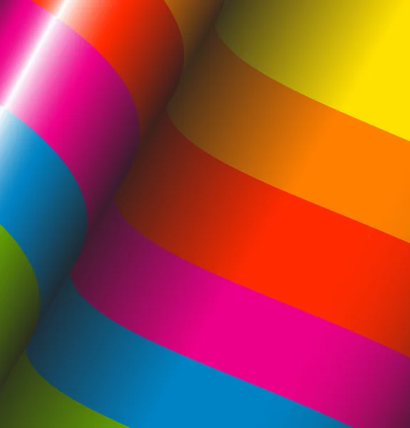 抽象的な虹の背景 — ストックベクタ