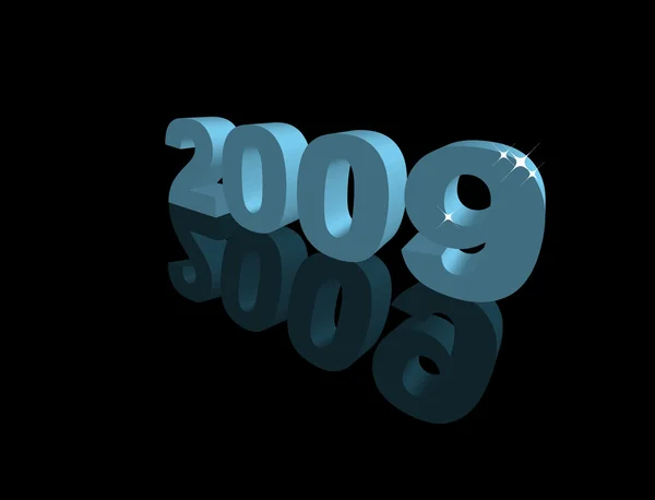 Felice anno nuovo 2009 — Vettoriale Stock