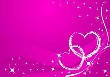 Vector valentine card clipart