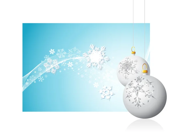 柄白クリスマス用電球 — ストックベクタ