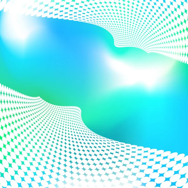 Abstrakt blå och grön bakgrund — Stock vektor