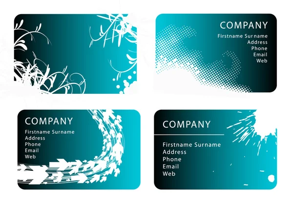 stock vector business card templates