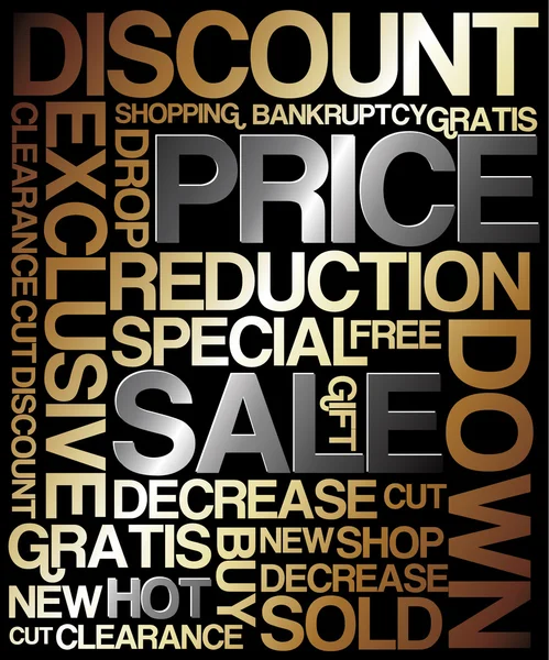 Sale discount poster — Stock Vector