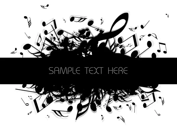 Contexte musical — Image vectorielle