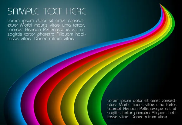 Abstrakt dark rainbow bakgrund — Stock vektor