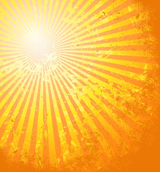 Спекотне літнє сонце — стоковий вектор