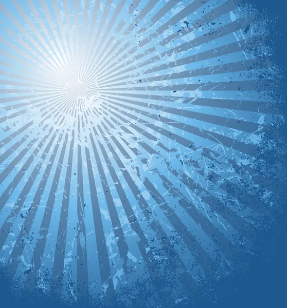 푸른 여름 태양 — 스톡 벡터