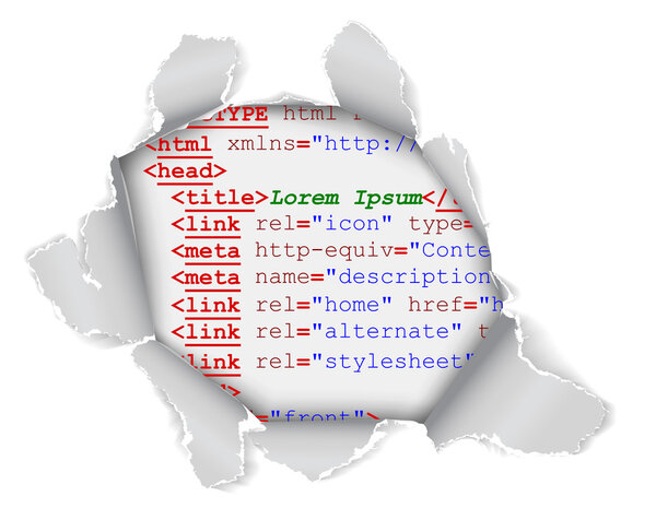 Дыра на веб-странице
