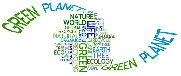 Affiche écologie — Image vectorielle