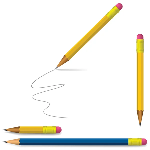 Set di matite — Vettoriale Stock