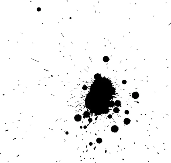 stock vector Black grunge spatter