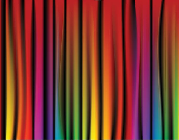 新鮮な虹のカーテン — ストックベクタ