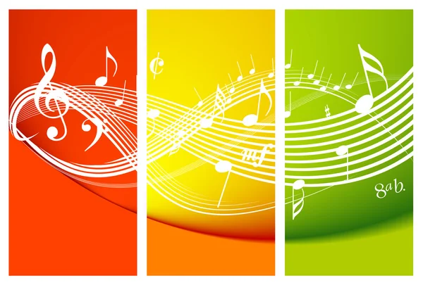 Тема свежей музыки — стоковый вектор