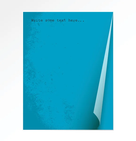 Blue paper — Stock Vector