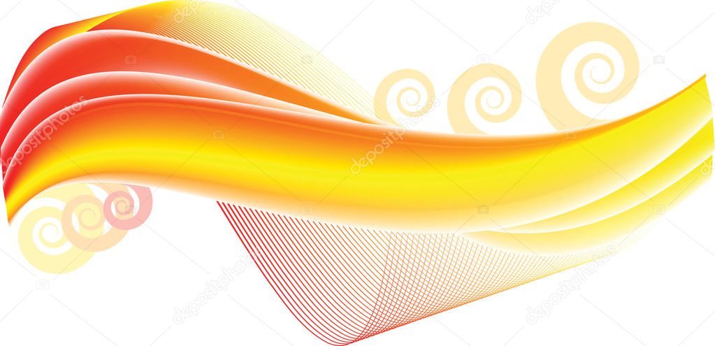 Abstract curves background
