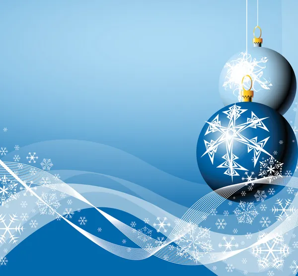 Χριστουγεννιάτικες λάμπες με νιφάδες χιονιού — Διανυσματικό Αρχείο