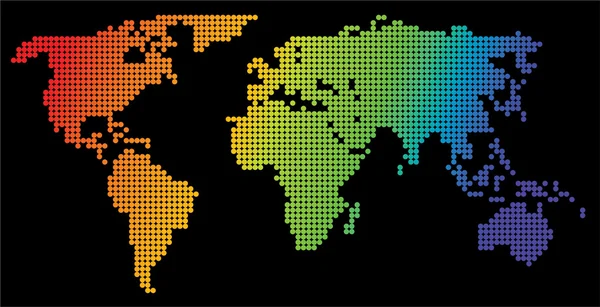 A világ térképe — Stock Vector