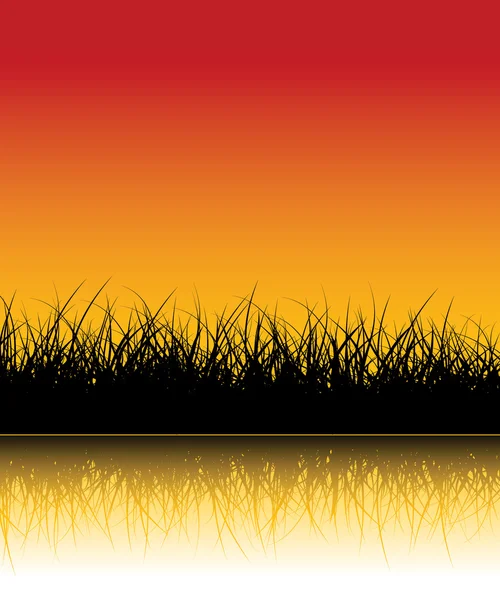Fond d'herbe vectorielle — Image vectorielle