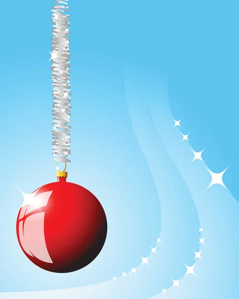 Christmas bulb background — Stock Vector