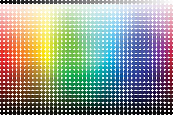 Farvepalte (spektrum ) – Stock-vektor