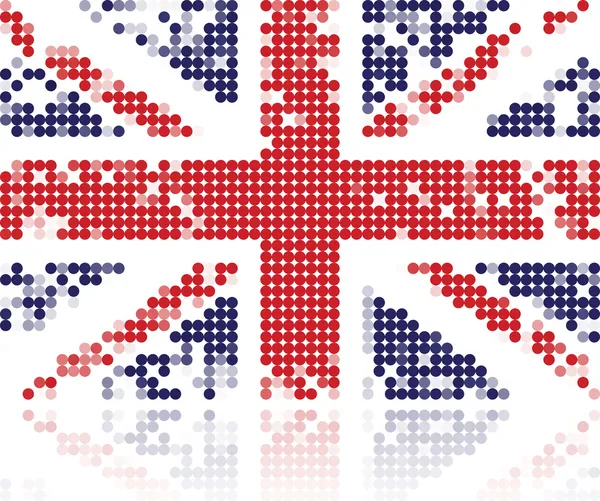 Grunge Egyesült Királyság zászlaja — Stock Vector