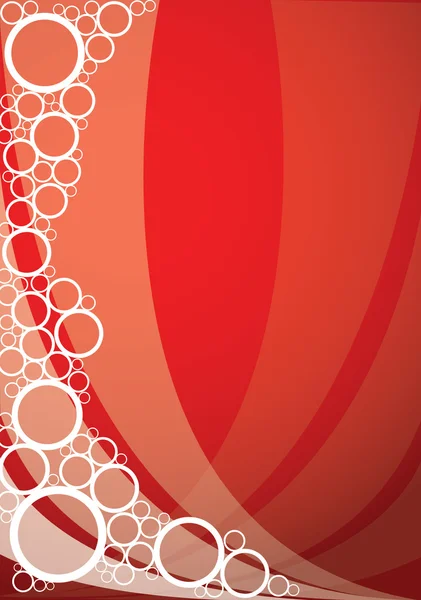 红色气泡背景 — 图库矢量图片