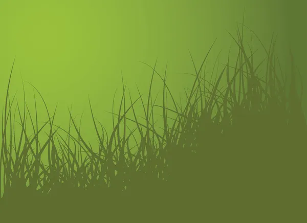 绿色病媒草本植物 — 图库矢量图片