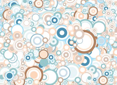 Pastel circles background clipart