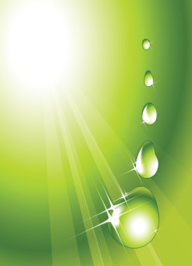 Water drops background clipart