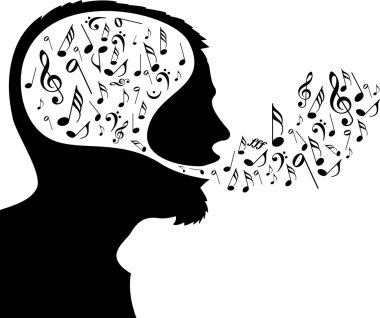 Music theme clipart