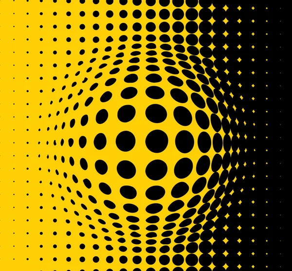 Žluté abstraktní pozadí — Stockový vektor