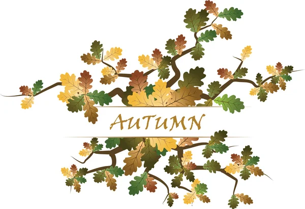 Autumn Tema — Stok Vektör