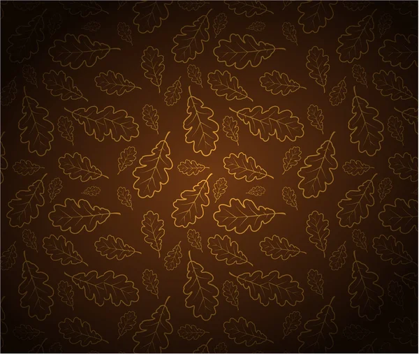 Дубовые листья текстуры — стоковый вектор