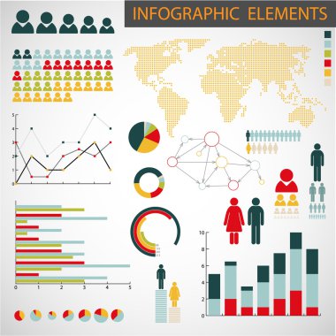 Vector set of Infographic elements