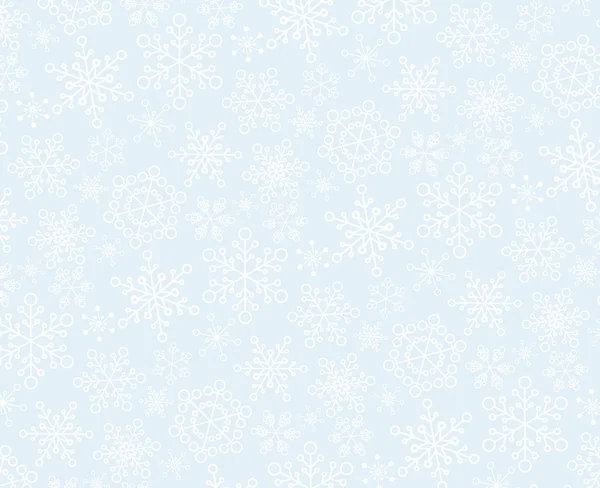 クリスマスのベクトルの雪片のパターン — ストックベクタ
